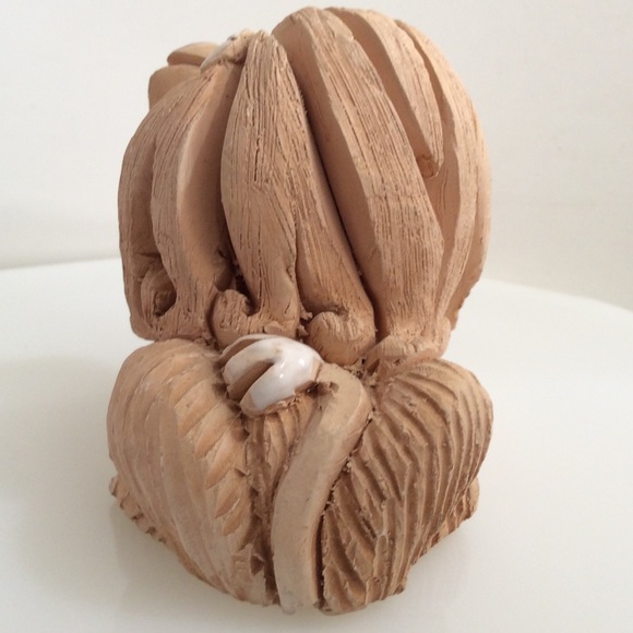 Vintage hand sculpted in Uruguay clay lion - Picture 3 of 7